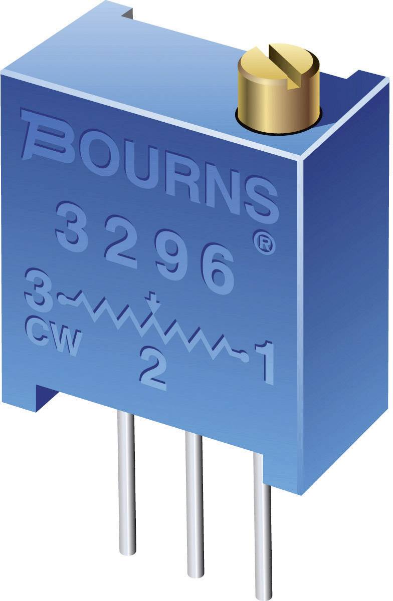 Bourns 3296Y-1-502LF 3296Y-1-502LF Spindeltrimmer 25-Gang linear 0.5 W 5 kΩ 9000 ° 1 St.