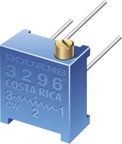 Bourns 3296P-1-103LF Spindeltrimmer 25-Gang linear 0.5W 10kΩ 9000° 1St.