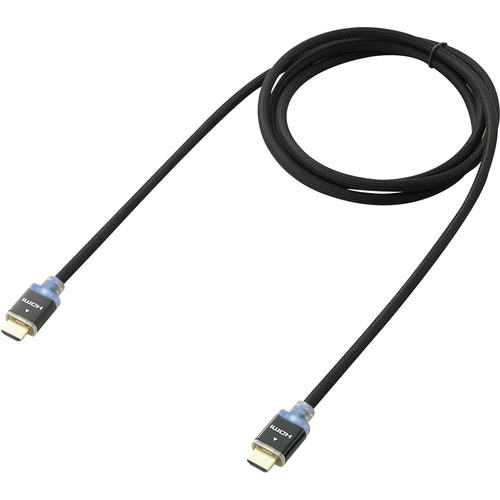 SpeaKa Professional HDMI Anschlusskabel mit LED [1x HDMI-Stecker - 1x HDMI-Stecker] 2.00m Schwarz