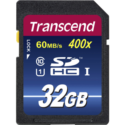Carte SDHC Transcend Premium 400 32 GB Class 10, UHS-I