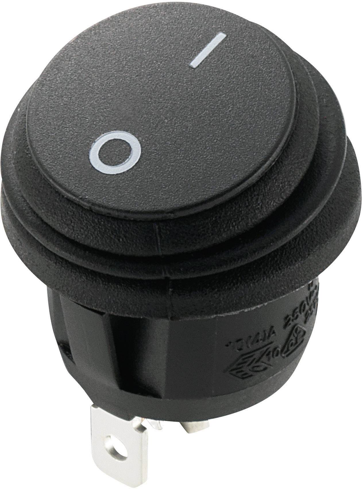 TRU Components 1588073 Wippschalter TC-R13-112A8-02 250 V/AC 10A 1 x Aus/Ein rastend