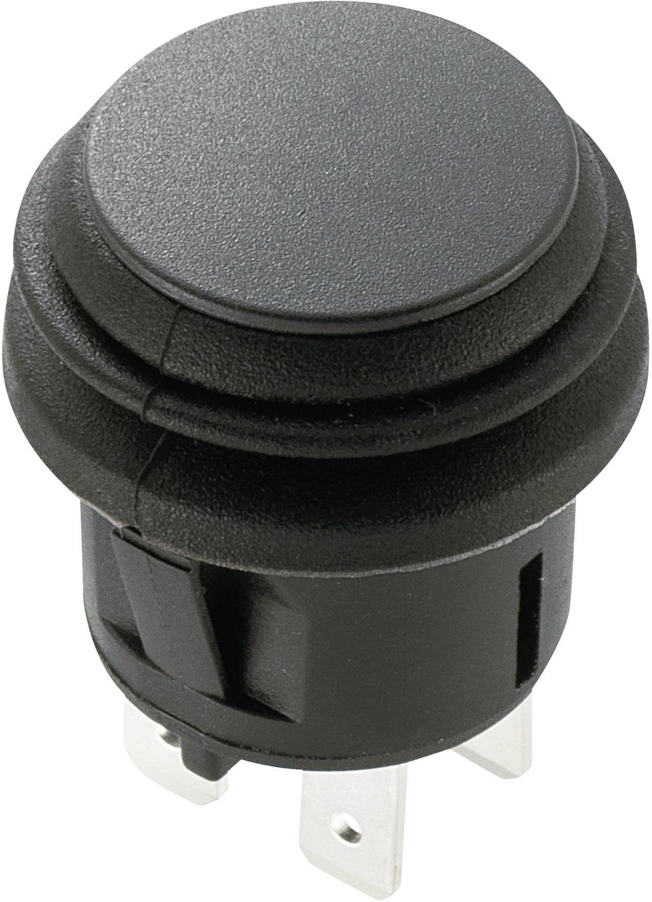 TRU Components 1588075 TC-R13-527A2-02 Drucktaster 250 V/AC 6A 2 x Aus/(Ein) tastend (Ø x H) 23mm x 4.5mm 1St.