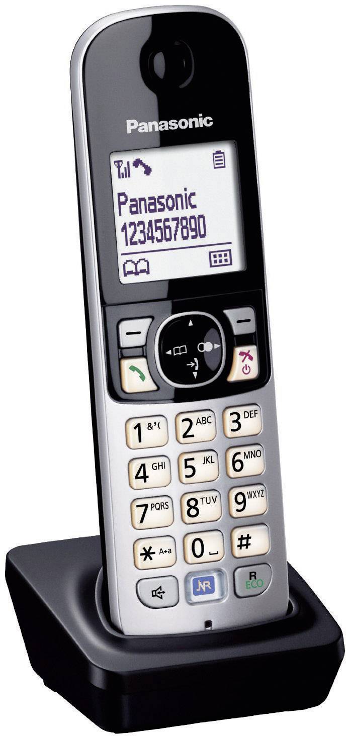 Panasonic KX-TGA681EXB DECT Mobilteil Schwarz, Silber