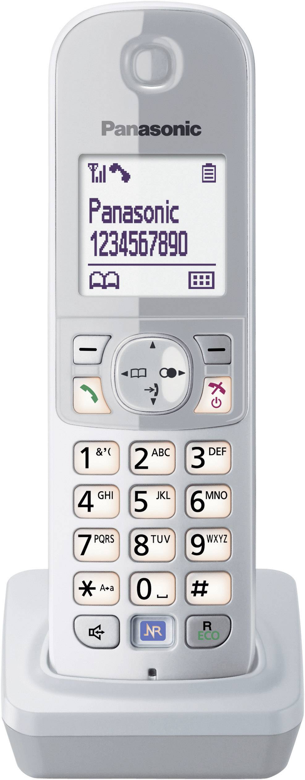Panasonic KX-TGA681EXS DECT Mobilteil Silber
