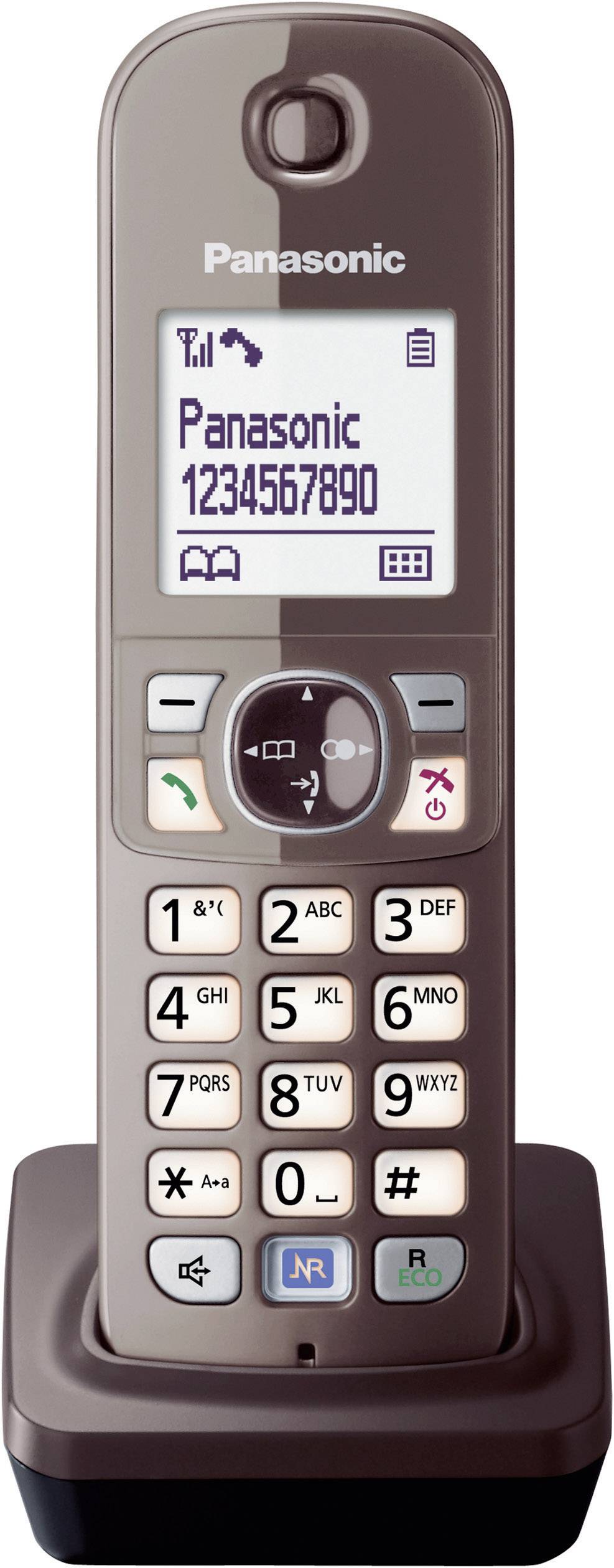 Panasonic Mobilteil KX-TG68xx Serie inkl. LS mocca braun