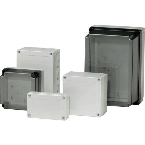 Fibox PC 100/100 HG Installations-Gehäuse 130 x 80 x 100 Polycarbonat, Polyamid Lichtgrau (RAL 7035) 1St.