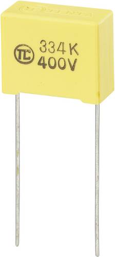 TRU COMPONENTS 450187 MKS thin film capacitor radial 0.33 µF 400V ...