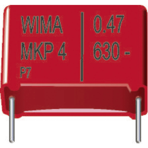 Wima MKP4F031002D00KSSD MKP-Folienkondensator radial bedrahtet 0.1 µF 250 V/DC 20% 7.5mm (L x B x H) 10.3 x 4.5 x 9.5mm