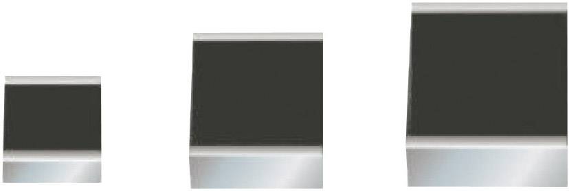 Drei unterschiedlich große, rechteckige schwarze Objekte, jeweils mit einer silbernen Kante am oberen Rand, auf weißem Hintergrund.