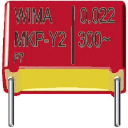 Wima MKY22W11003D00KSSD MKP-X2-Funkentstör-Kondensator radial bedrahtet 1000pF 300 V/AC 10% 10mm (L x B x H) 13 x 4 x 9.5mm