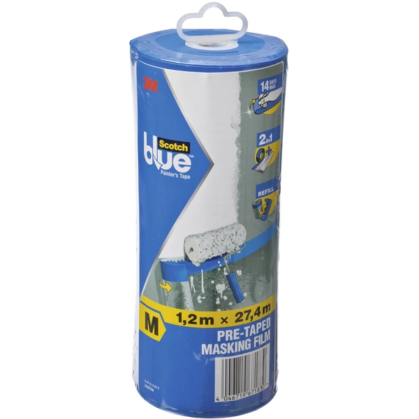 Scotch PTD2093EL-48-S Abdeckfolie ScotchBlue™ Blau (transparent) (L x B) 27.4m x 1.2m 1St. Scotch PTD2093EL-48-S Abdeckfolie ScotchBlue™ Blau (transparent) (L x B) 27.4m x 1.2m 1St.
