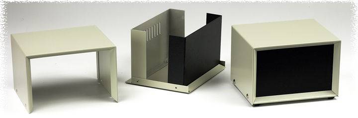 Hammond Electronics 1426K-B Instrumenten-Gehäuse 152 x 127 x 102 Stahl Blau 1 St.