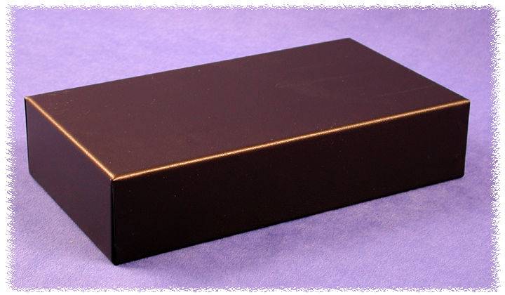 Hammond Electronics 1441-15BK3 Universal-Gehäuse 254 x 152 x 25 Stahl Schwarz 1St.