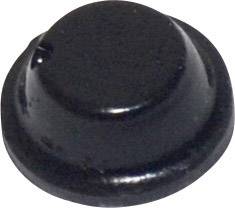 TOOLCRAFT PD2075SW Gerätefuß selbstklebend, rund Schwarz (Ø x H) 8mm x 2.8mm 1St.