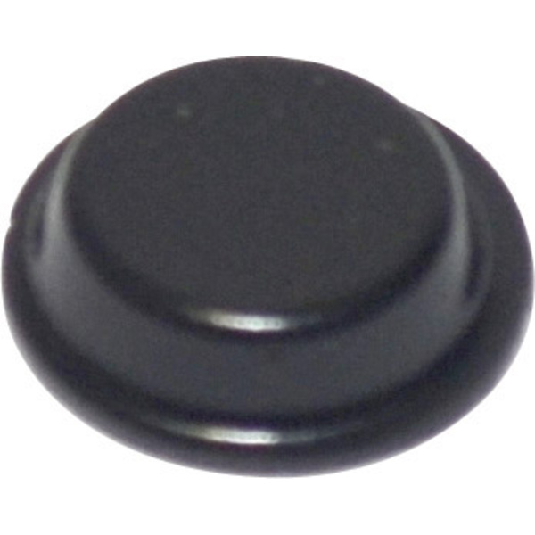 TOOLCRAFT PD2125SW Gerätefuß selbstklebend, rund Schwarz (Ø x H) 12.7 mm x 3.5 mm