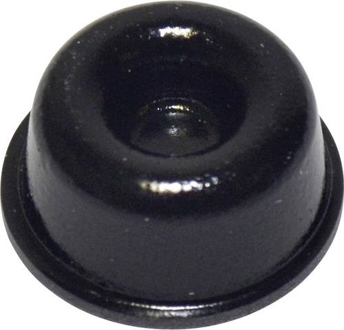 TOOLCRAFT PD2210SW Gerätefuß selbstklebend, rund Schwarz (Ø x H) 22.3mm x 10.1mm