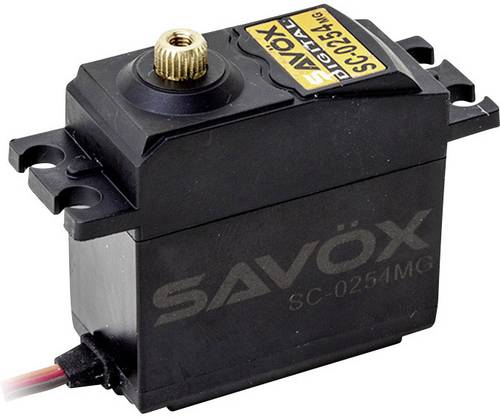 Savöx Standard-Servo SC-0254MG Digital-Servo Getriebe-Material: Metall Stecksystem: JR