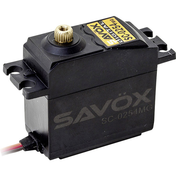 Savöx Standard servo SC-0254MG Digital servo Gear box material: Metal Connector system: JR
