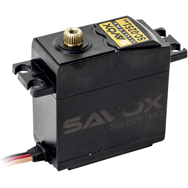 Savöx Standard-Servo SC-0251MG Digital-Servo Getriebe-Material: Metall Stecksystem: JR