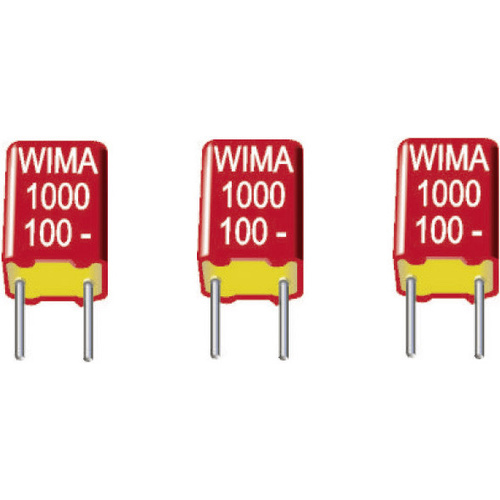 Wima FKS3D011002B00KSSD FKS-Folienkondensator radial bedrahtet 1000pF 100 V/DC 10% 7.5mm (L x B x H) 10 x 3 x 8.5mm