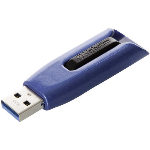 Verbatim V3 Max USB-Stick 64GB Blau 49807 USB 3.2 Gen 1 (USB 3.0)