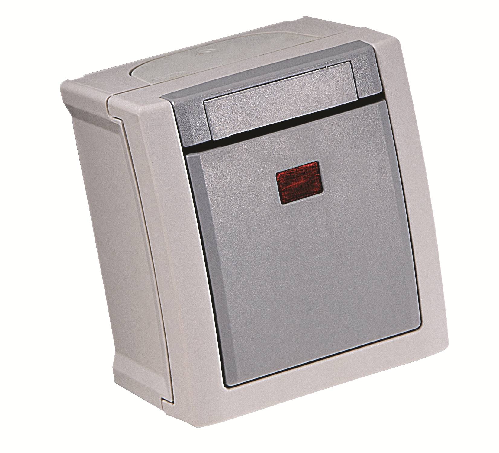 VIKO Feuchtraum-Schalterprogramm Kontrollschalter, Ausschalter Pacific Grau 90591023-DE 1 St.