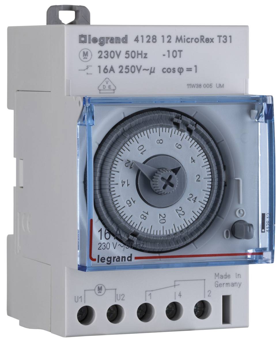 Legrand 412812 Hutschienen-Zeitschaltuhr analog 4000W