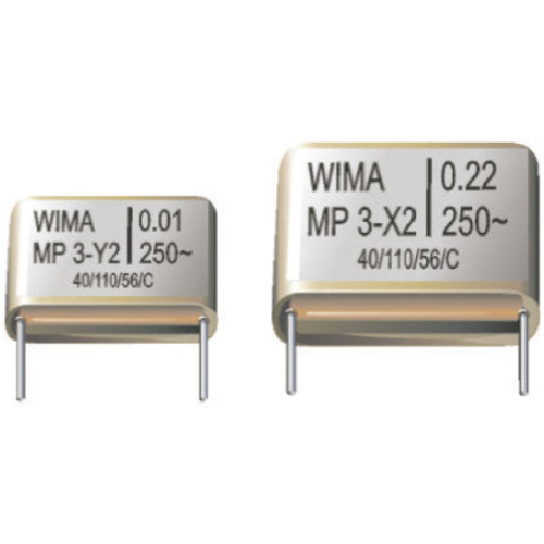 Wima MPX21W4100FM00MSSD-1 Entstör-Kondensator X2 radial bedrahtet 1 µF 275 V/AC 20% 1St.