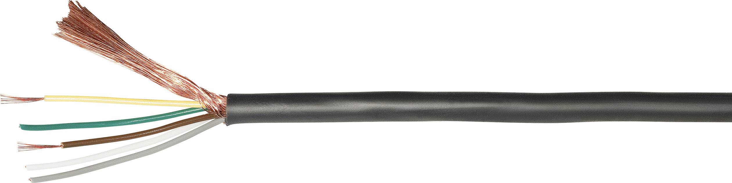 BKL Electronic 1509011 Audiokabel 4 x 0.22 mm² Schwarz Meterware