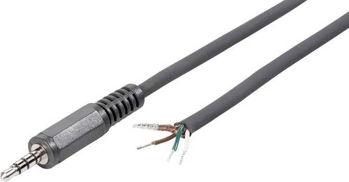 BKL Electronic 1101086 Klinken-Steckverbinder 3.5 mm - Stereo Polzahl:4 1 St.