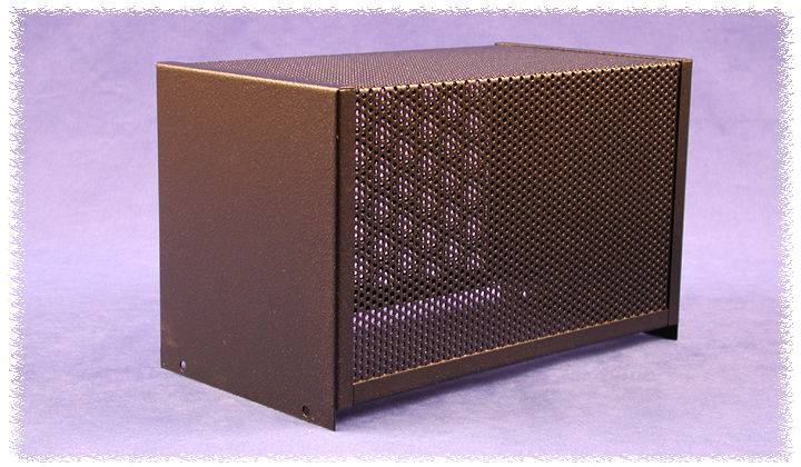 Hammond Electronics 1451-30BK3 Gehäuse-Haube 432 x 254 x 132 Stahl Schwarz 1St.