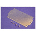 Hammond Electronics 1554RPL Montageplatte (L x B x H) 151 x 147 x 1mm Stahlblech Natur 1St.