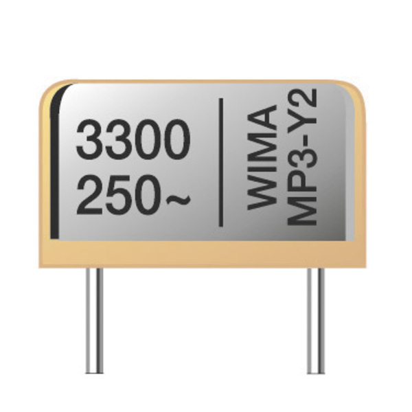 Wima MPRY0W1100FC00MB00 Funk Entstör-Kondensator MP3R-Y2 radial bedrahtet 1000pF 250 V/AC 20% 1200St.