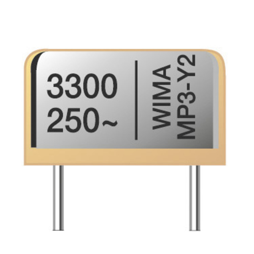 Wima MPY20W1330FA00MSSD Funk Entstör-Kondensator MP3-Y2 radial bedrahtet 3300pF 20% 10mm (L x B x H) 13.5 x 4 x 8.5mm