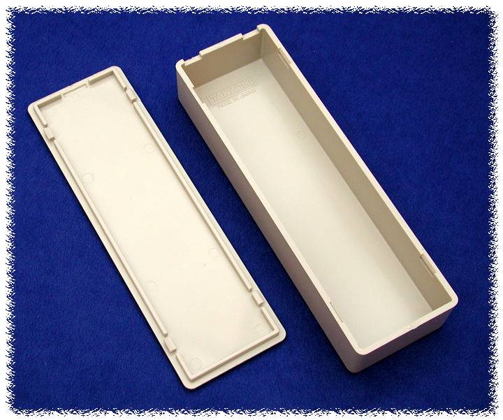 Hammond Electronics 1597V Universal-Gehäuse 130 x 40 x 25 ABS Grau 1 St.