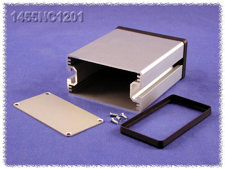 Hammond Electronics 1455NC1201 Universal-Gehäuse 120 x 103 x 53 Aluminium Natur 1 St.