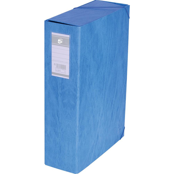 5 Star™ Dokumentenbox Karton, blau, 90mm