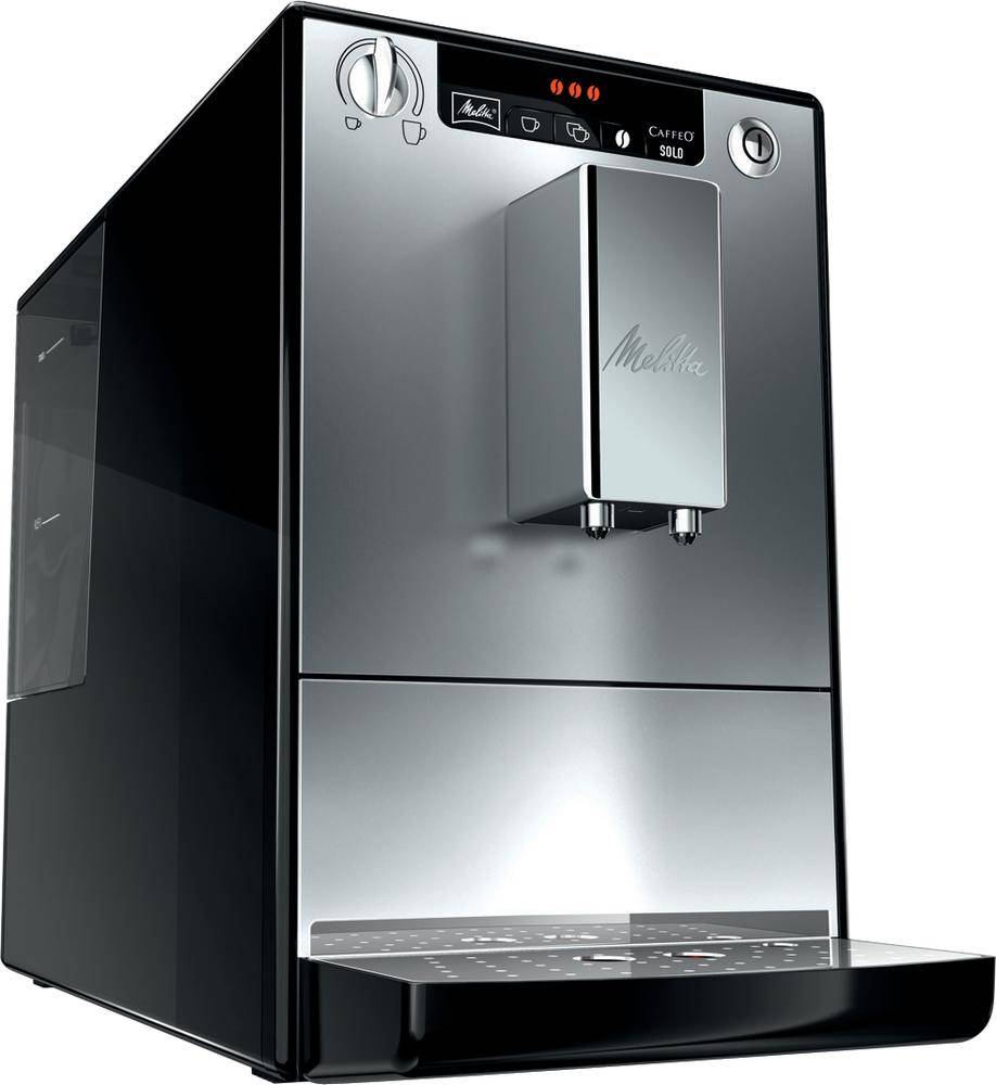Melitta CAFFEO SOLO E950-103, Kaffeevollautomat Silber, Schwarz