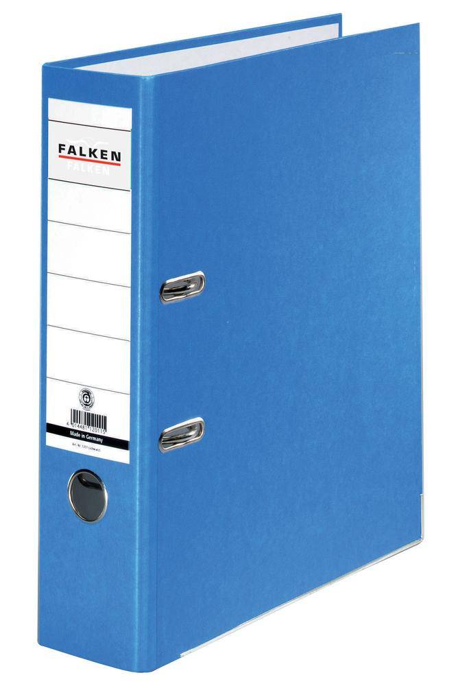 Falken Ordner FALKEN Recycolor DIN A4 Rückenbreite: 80 mm Blau 2 Bügel 11285673