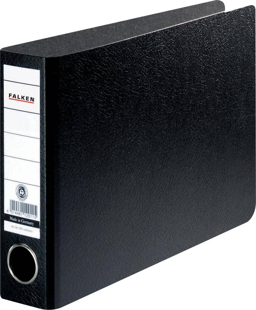 Ordner A5 quer Hartpappe 50mm schwarz