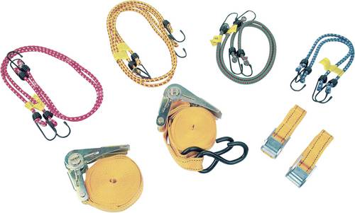 Brüder Mannesmann M00500 Sicherungsgurte Sortiment Zugkraft LC Niederzurren (einzeln/direkt)=40 daN