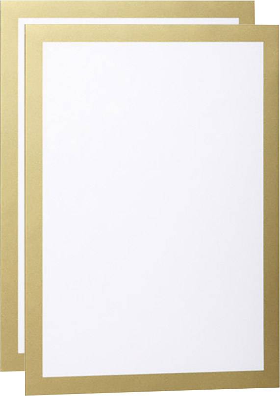 Magnetrahmen Duraframe selbstklebend A4 gold VE=2 Stück