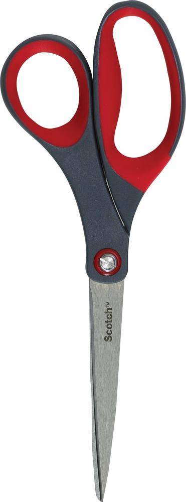Scotch® Präzisionsschere, 1448, rot/grau, Präzisionsschere, 20cm