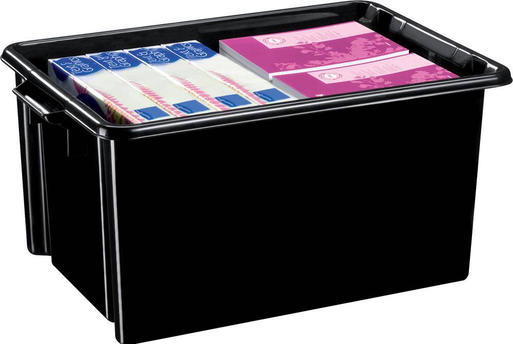 Stapelbox Jumbo 48,5l schwarz