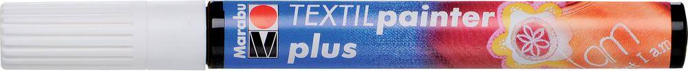 Marabu Textil Painter PLUS, rund, weiß/011803070 3 mm weiß rund