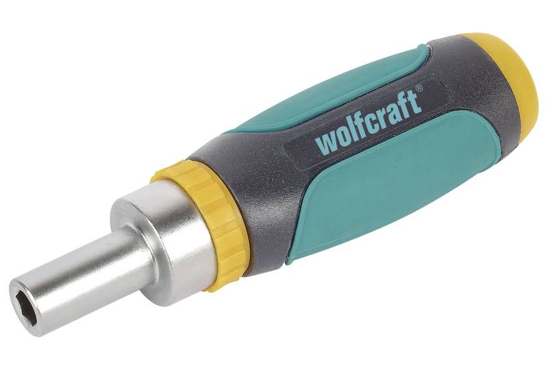 Wolfcraft miniature Werkstatt Ratschen-Schraubendreher 1/4" (6.3 mm)