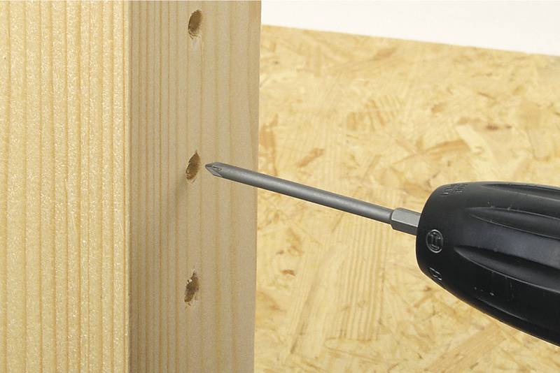 Wolfcraft 1242000 Kreuzschlitz-Bit PH 2 S2-Stahl gestrahlt, zähhart E 6.3 1 St.