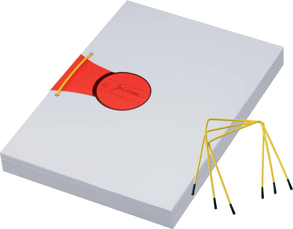 Jalema Abheftbügel 602223 Gelb, Schwarz 100 St./Pack. 1 St. max. Füllhöhe an Papier:90