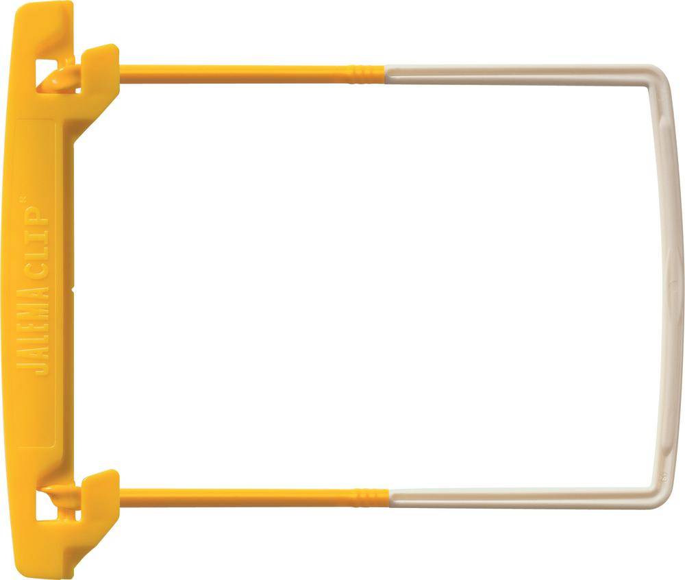 JALEMA Clip Heftmechanik/5710000, gelb, Kunststoff, Inh. 100