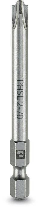 Phoenix Contact SF-BIT-PHSL 2-70 Plus/minus-Bit PH 2 Werkzeugstahl zähhart, legiert E 6.3 5St.